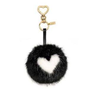 Victoria Secret Heart Pom Charm